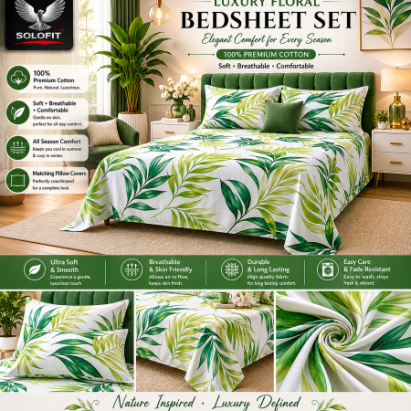 cotton stain bed sheet 1