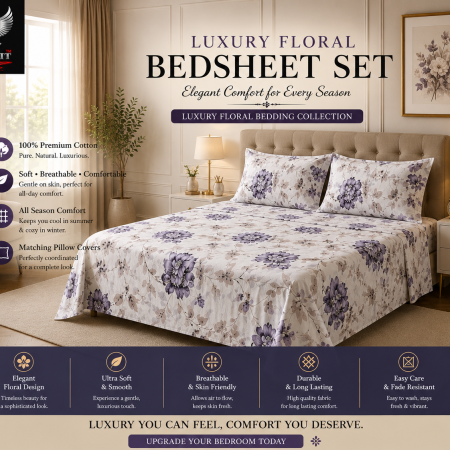 Perkal bed sheet 2