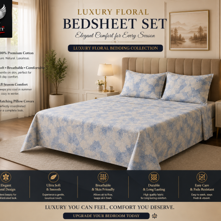 Perkal bed sheet 1