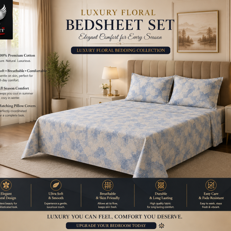 Perkal bed sheet 1